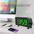 thumbnail image 3 of Desdor Radio Proyección dual LED Sunnimix Reloj de alarma digital, 3 of 8