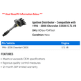 thumbnail image 2 of Ignition Distributor - Compatible with 1996 - 2000 Chevy C3500 5.7L V8 1997 1998 1999, 2 of 2
