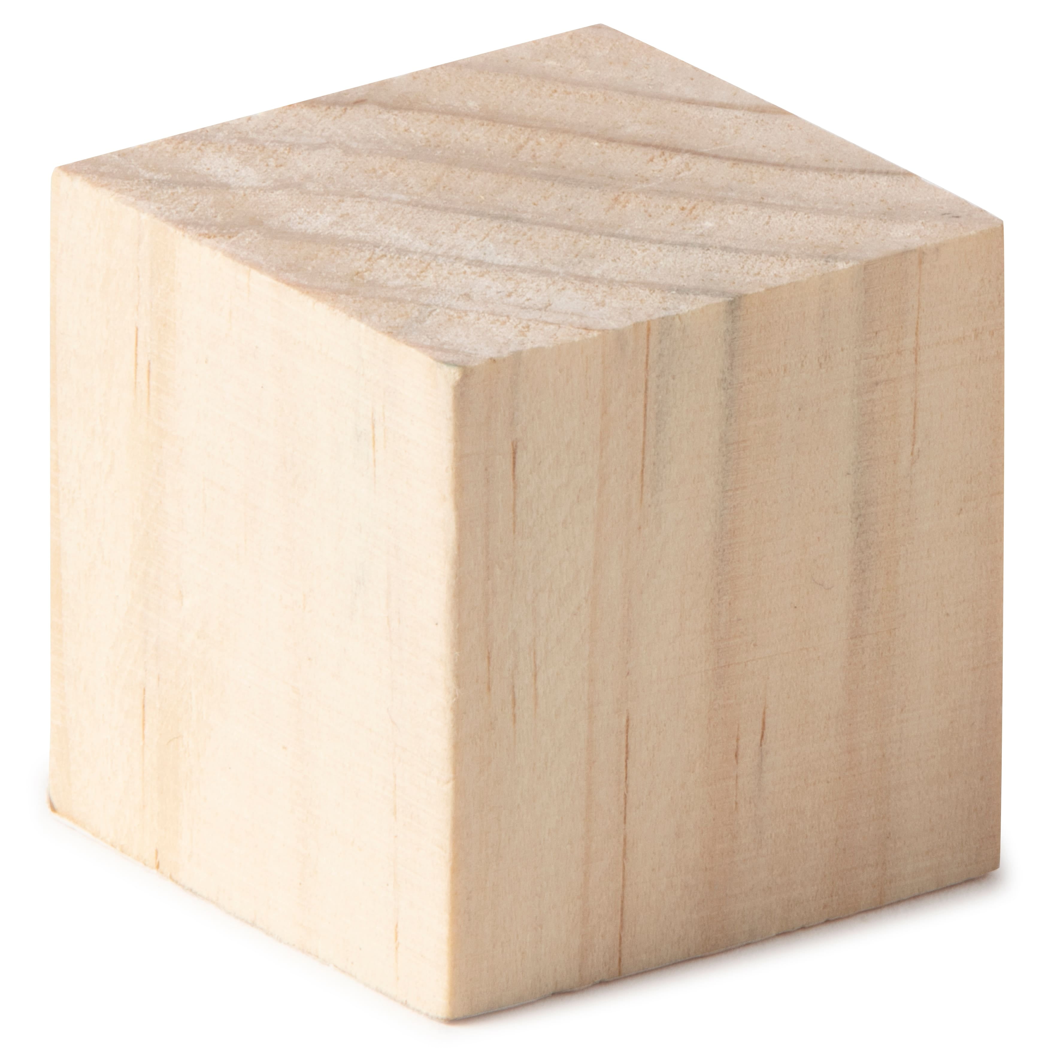 MICHAELS Bulk 24 Pack 1.5" Square Wood Block by Make Market®