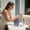 Light Blue, variant on Aufmer Soft Fluff Facial Cleansing Towel Household Daily Face Wiping Cloth Comfortable Touch Private Washing Towel gentle daily towel fit family restroom daily face and hand cleaning care work