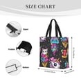 thumbnail image 4 of Naloa Cat Icecream Tote Bag for Women, Foldable Tote Bag With Zipper, Large Shoulder Bag, Top Handle Handbag for Travel, Work, Shopping, 4 of 9