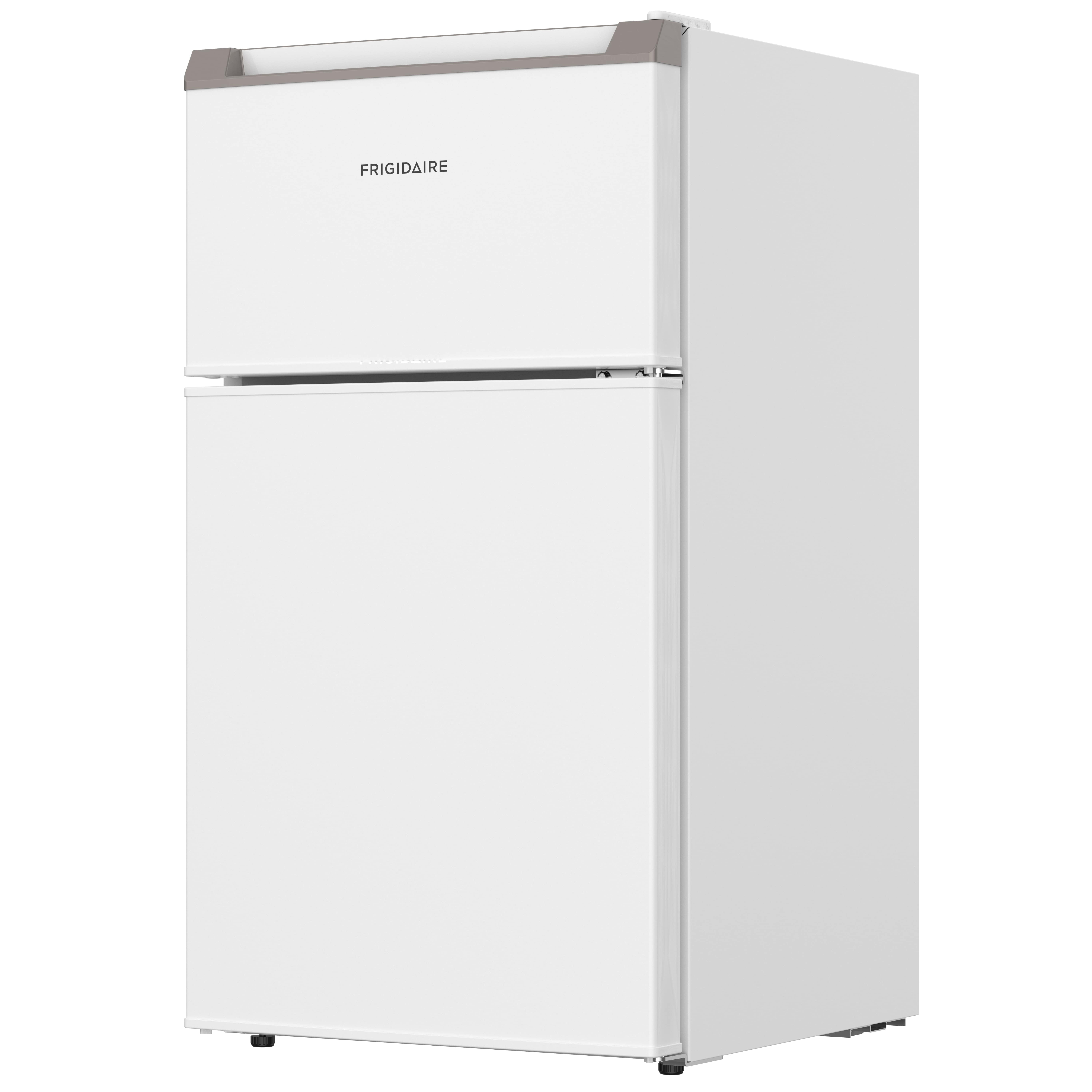 Frigidaire 3.1 Cu. ft. Top Mount Refrigerator, Compact Refrigerator with Freezer, White
