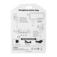 thumbnail image 3 of Amplificador de auriculares para guitarra eléctrica Vitoos, batería recargable, diseño compacto y ligero, incluye cable USB y divisor., 3 of 6