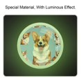 thumbnail image 2 of Corgi Dog Fluorescent Drawer Pulls with Screws: Round 4-Pack, Glow-in-the-Dark Knobs for Cabinets, Wardrobes, and Dressers - Furniture Decor with Fluorescence Handles, Crystal Knobs, 2 of 6