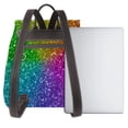 thumbnail image 3 of Disketp Colorful Glitter Mochila de Cuero para Mujer, Bolso de Espalda Antirrobo con Estilo para Viaje, Trabajo y Uso Diario, 3 of 4
