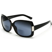 Women's BiFocal Sun Readers Sunglasses Jackie O Black - 2 / Black