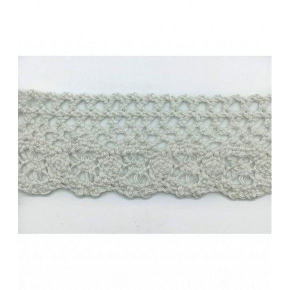 Trimplace White 1 - 5/8 Inch Heavy Weight Cluny Lace