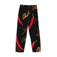 thumbnail image 5 of Sigee Hot Chili Print Men's Pajama Pants - Soft Lounge Sleep Bottoms with Elastic Waistband and Pockets-X-Large, 5 of 9