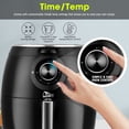 thumbnail image 6 of Fryer 5.8QT High Power Electric Hot Temperature Control Timer Non Stick Basket Dishwasher Safe for Party Afternoon Tea Black, 6 of 8