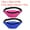 Pink, Sky Blue, variant on Unique Bargains 80s Fanny Pack for Women 2 Pack Waist Bag 90s Fanny Pack Pink Green