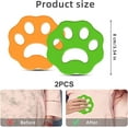 thumbnail image 2 of 2 Pcs Épilateur pour Poils d'Animaux, Machine à Laver, Chat Chien, Attrape-Poils Réutilisable, Literie, Vêtements, 2 of 5