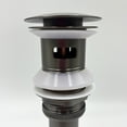 thumbnail image 6 of 2 Pcs Bathroom Sink Drain with Overflow, Vessel Sink Lavatory Vanity Pop Up Drain Stopper, 304 Stainless Steel, 6 of 9