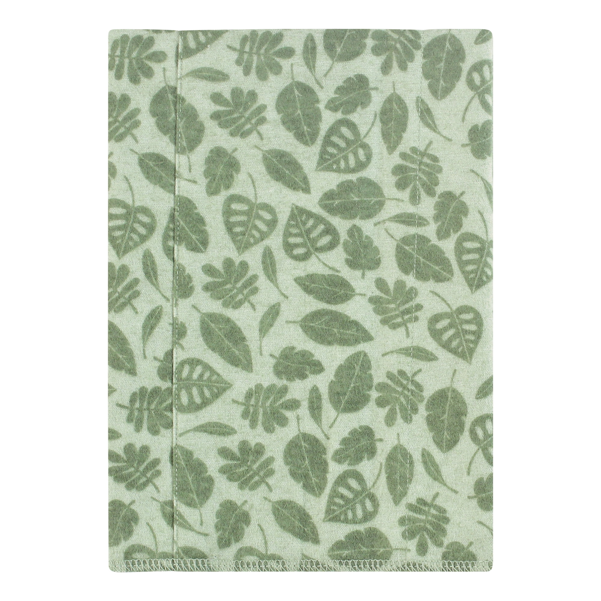 Hudson Baby Cotton Flannel Burp Cloths 7-Pack, Wild Leaf Safari , One Size