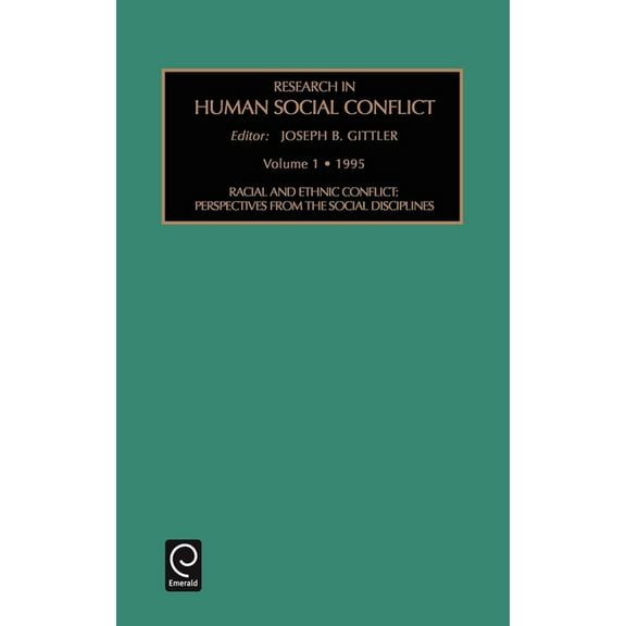 Research in Human Social Conflict Res Hum Soc Conf V 1, Book 1, (Hardcover)