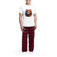 thumbnail image 5 of CafePress - Cute Cat Watercolor Pajamas - Men's Light Loose Fit Cotton Pajama Set, 5 of 7