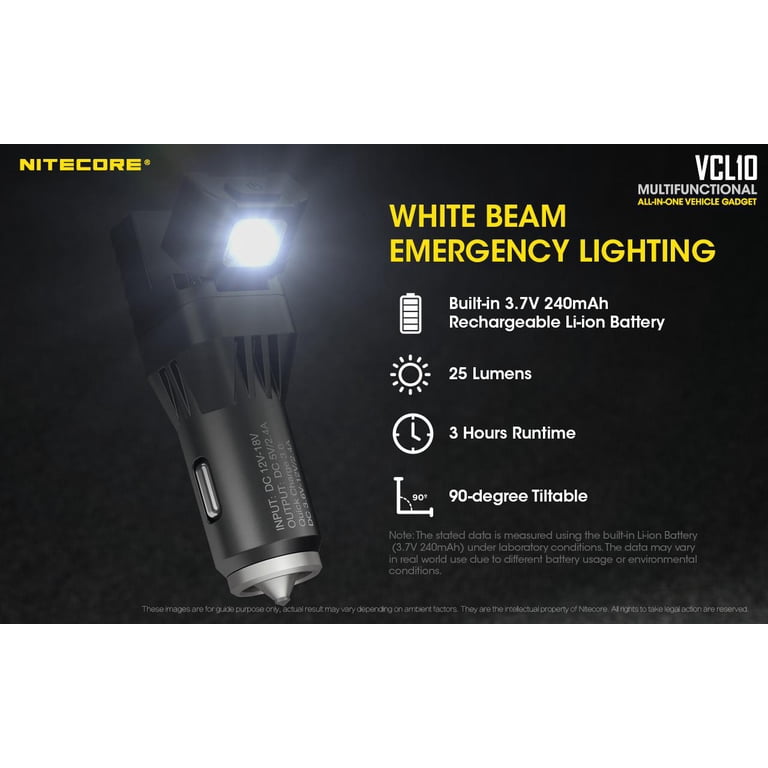 Combo: Nitecore TM9K Type-C Rechargeable LED Flashlight - 9500