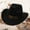 Black, variant on Western Cowboy Style Hat Jazz Bowler Hat Cow Head Decoration Ethnic Style Hat Toddler Boy Cowboy Hat Cowboy Hat Rack for Pickup Cowboy Hat Liner Toddler Fedora Cowboy Hat Stretchers for Men Women's