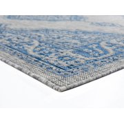 Designer Home Brooklyn Indoor/Outdoor Area Rug 3900 10260 Sant Andrea Blue 5' 2 x 7' 6 Rectangle