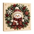 thumbnail image 2 of Guodhu Classic Christmas snowman wreath theme with multiple festive design options for versatile holiday decorating(1), 2 of 8