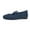 Dark Blue, variant on Ballet Flats for Women Washable Knit Slip On Adjustable Strap Round Toe Dressy Flats