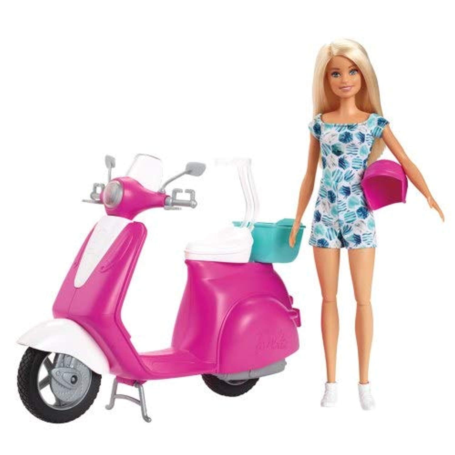Maryanne Jones elevation Udveksle Barbie Doll & Scooter Playset Gbk85 - Walmart.com