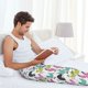 thumbnail image 5 of Fotbe Funny Chicken Pantalones de Pijama para Hombre, Pantalones de Dormir, Pantalones de Casa con Cintura Ajustable y Bolsillos-Small, 5 of 6