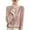 Pink, variant on Lixiuxyad Womens Cardigans Cardigan With Colorful Buttons And Faux Pockets Lightweight Knit For Early Fall Seasonal Fashion,Black