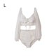 thumbnail image 2 of Eigraketly 2 piezas/conjunto traje de baño poliéster cintura alta ocio traje de baño ropa de playa Traje de baño L, 2 of 6