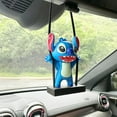 thumbnail image 5 of YOSENING Stitch Car Swing Ornament, Decoration, Mirror Hanging Interior Accessories, for Car Rear View Mirror（4Pcs） SD621-083, 5 of 5