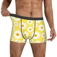 thumbnail image 2 of Kdxio Men's Boxer Briefs with Daisies Flowers Print - Comfortable and Breathable Underwear for Everyday Wear, 2 of 7