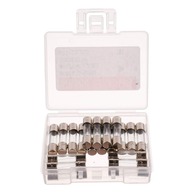 Fuse 10PCS 5 * 20mm Axial Glass Fuse Fast Blow 250V with