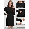 thumbnail image 4 of Women's UPF 50+ Sun Protection Swim Cover Up Long Sleeve SPF UV Hoodie Jacket, Lightweight Beach Rash Guard Shirts Black M, 4 of 7
