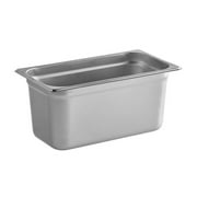 Update International 1/3 Size Anti-Jam Steam Table Pan, Stainless Steel 4" Deep