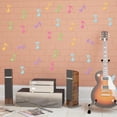 thumbnail image 5 of Music Note Glitter Cutouts - 100Pcs Colorful Music Notes Themed Paper Cut-Outs Musical Notes Shaped Paper Die Cut for Concert Party Baby Shower Home School Classroom Bulletin Border Wall Decoration, 5 of 7