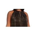 thumbnail image 2 of Rachel Roy Women's Plus Size Andy Metallic Halter Tank Top Black Size 1X, 2 of 3