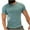 Green, variant on EQWLJWE Men's Short Sleeve Tee Men Casual Short Sleeve Round Neck Fitness Running Workout Elasticity Pullover Tops T-shirt