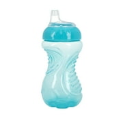 Nuby No Spill Easy Grip Training Sippy Cup, 6+ Months, Aqua, 8 oz