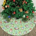 Christmas Tree Skirt, Spring Gnomes Plush Soft Christmas Tree