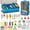153pcs Tackle Box Kit, variant on THKFISH Fishing Lures Kit, Bass Fishing Gear Kit for Freshwater Tackle Box with Tackle Included Topwater Baits, Swimbaits, Frog, Fsihing Bait Accessories Gift for Men