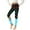Blue, variant on ATOGUTA Girls Slim Leggings Size 3T-8 Cute Stretch Athletic Leggings Kids High Waisted Christmas Pants Black