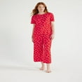 thumbnail image 3 of JUNWELL Women‘s Knit Cropped Sleep Pants  Sizes S to 3X, 3 of 6