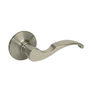 - Pearson Scroll Style Handleset Trim Door Lever Lock Right Hand, Satin Nickel