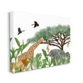 thumbnail image 2 of Stupell Industries Jungle Wildlife Animals Scene Animals & Insects Painting Gallery Wrapped Canvas Print Wall Art, 2 of 5