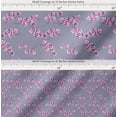 thumbnail image 2 of Soimoi Cotton Cambric Fabric Orchid Floral Printed Craft Fabric by The Yard 42 Inch Wide, 2 of 7