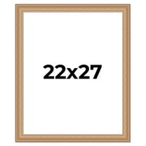 22x27 Frame Charleston Honey Brown Solid Wood Picture Frame Width 1.75 Inches | Interior Depth 0.5