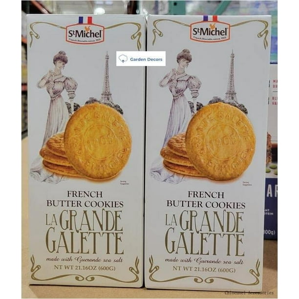 st michel french butter cookies la galette 21.6oz 600g (two boxes