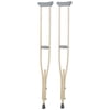 Sammons Preston Wooden Crutches, Adult Size, Adjustable Height, 1 Pair