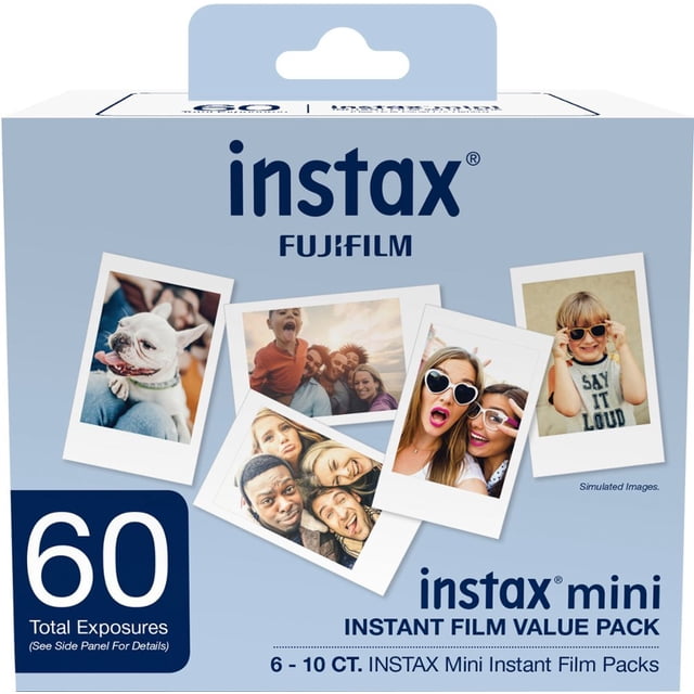 Fujifilm Instax Mini Instant Film Value Pack Kit - (60 Total Pictures) FUJIFILM INSTAX MINI FILM VALUE PACK