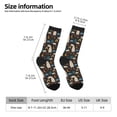 thumbnail image 5 of Yiaed Cute Alpaca Print Great elasticity Crew Socks Sports socks for Men and Women, 5 of 5