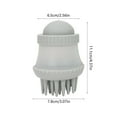 thumbnail image 4 of Msgweeeg Dog Shower Brush Pet Bath Brush Pet Bath Brush Dog Cats Bath Massage Brush Bath Liquid Storage Brush Dog Bath Supplies Suitable for Pet Bathing for Long/Short Hair, 4 of 7